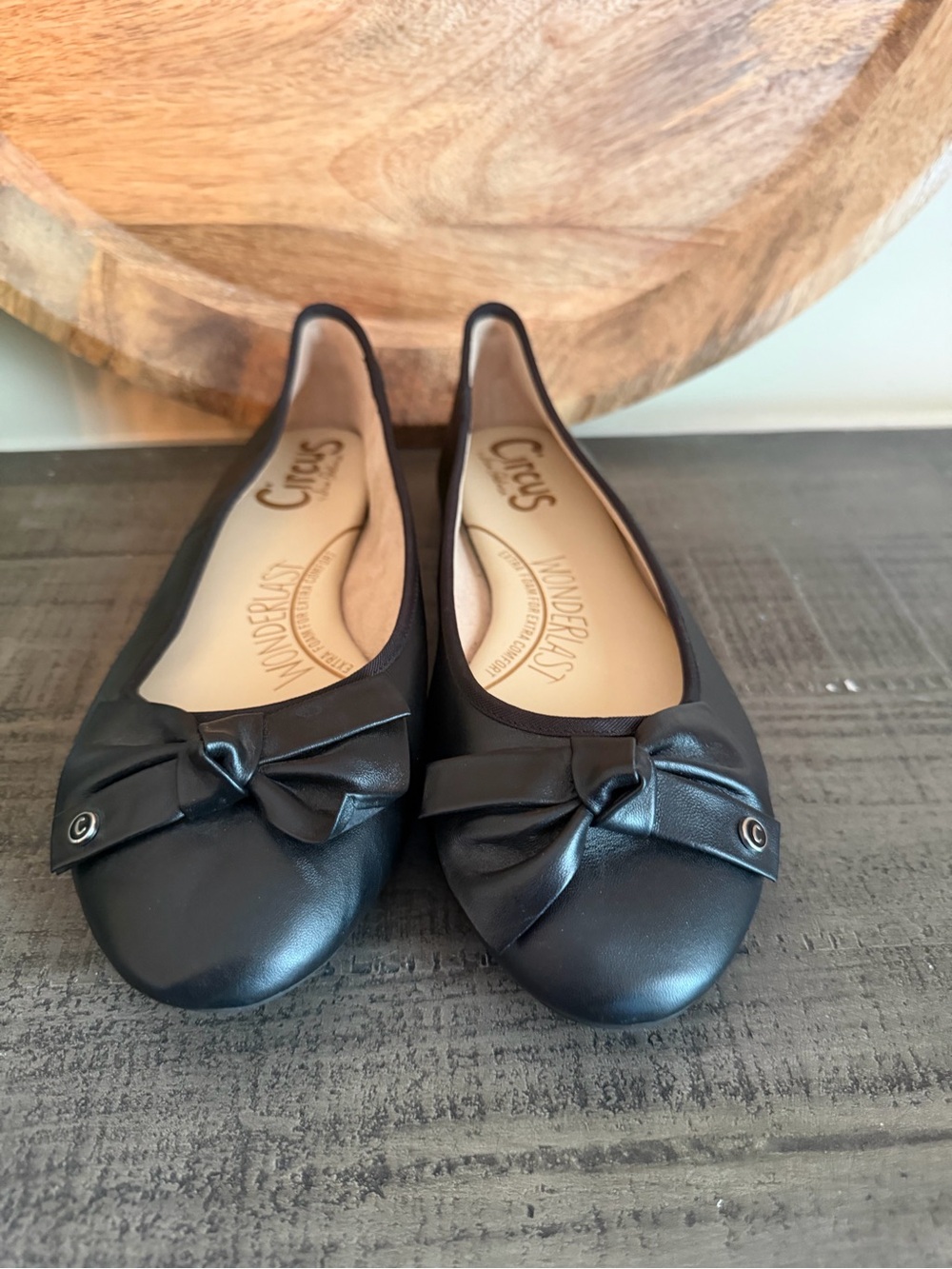Circus by Sam Edelman “Connie” Woman’s size 10  Black Bow Flat Ballet NWOT - Picture 3 of 8